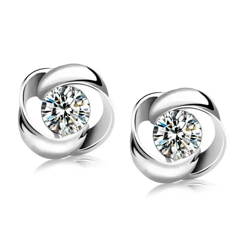 1 пара модных ювелирных изделий вращение милые любовь Фиолетовый Рождество Gifet