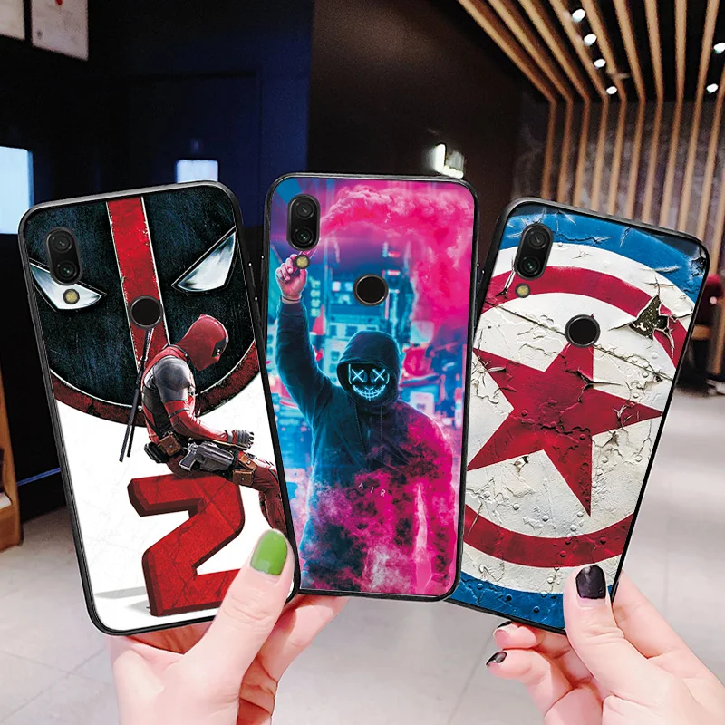 Популярные сумки для телефонов Xiaomi Redmi S2 чехол RedmiS2 черный из ТПУ Thanos бампер S 2 |
