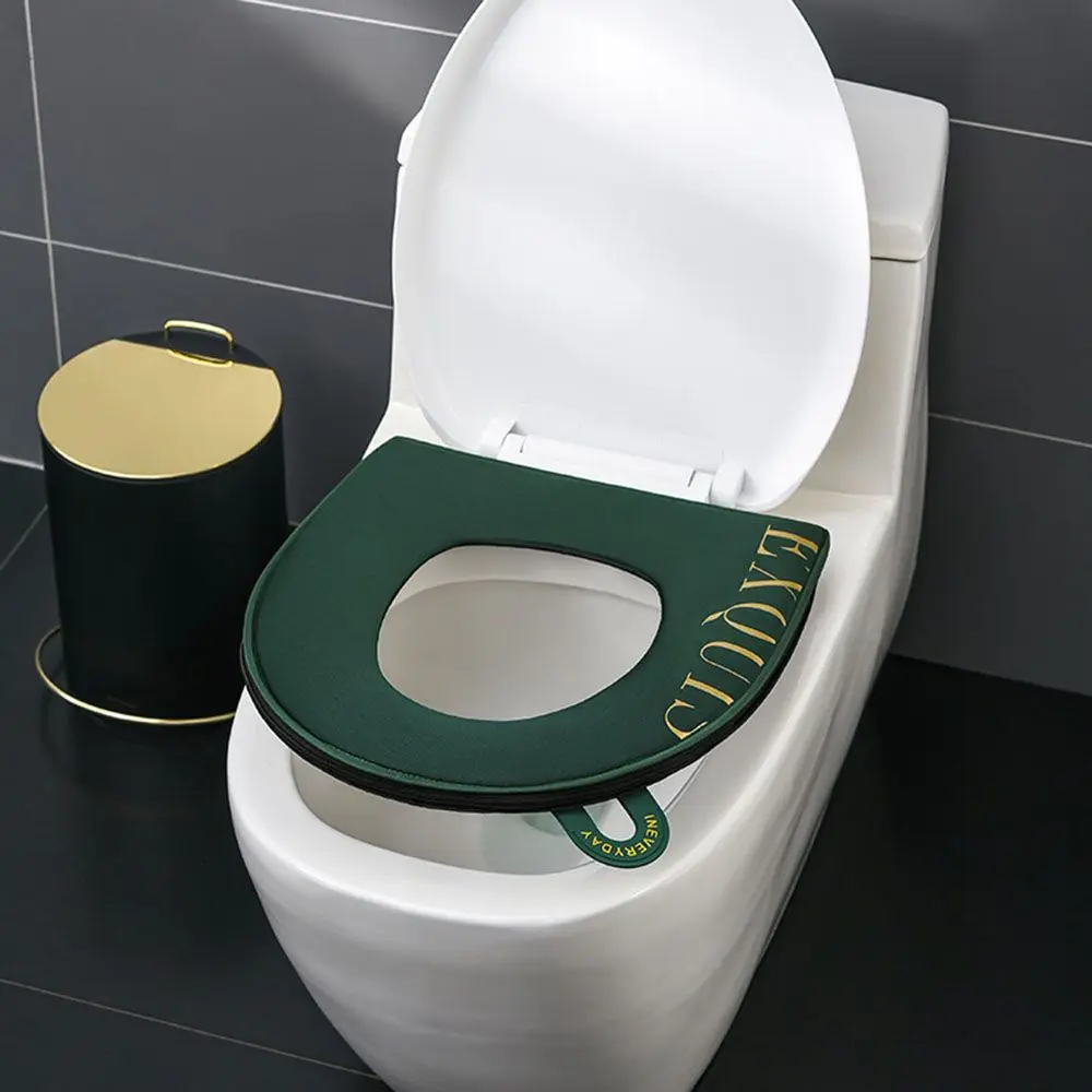 

Home Thicken Warm Waterproof Bathroom Aceesories Toilet Seat Cover Ring Mat