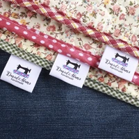 30x70mm cotton with logo or text sewing accessori labeltags for knitted thingscustompersonalizadahandmade labelgift tags
