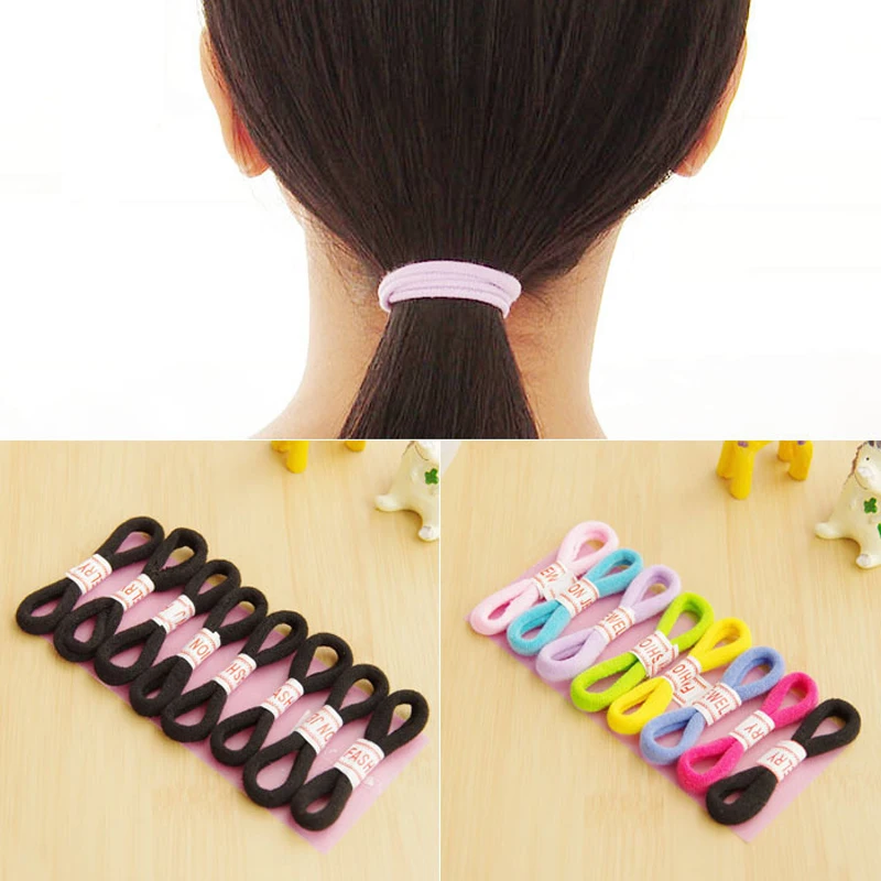 

8pcs New Fashion Hair Accessories Elastic Hairband for Women Hair Bands Headdress Girls Kids Hair Ropes Ties Headwear Scrunchie