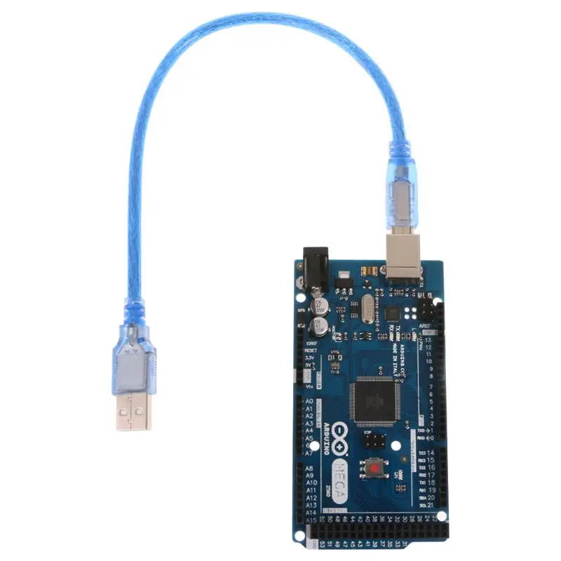 1 х МЕГА 2560 R3 макетная плата ATMEGA16U2 с usb кабелем для Arduino|Демонстрационные стенды| |