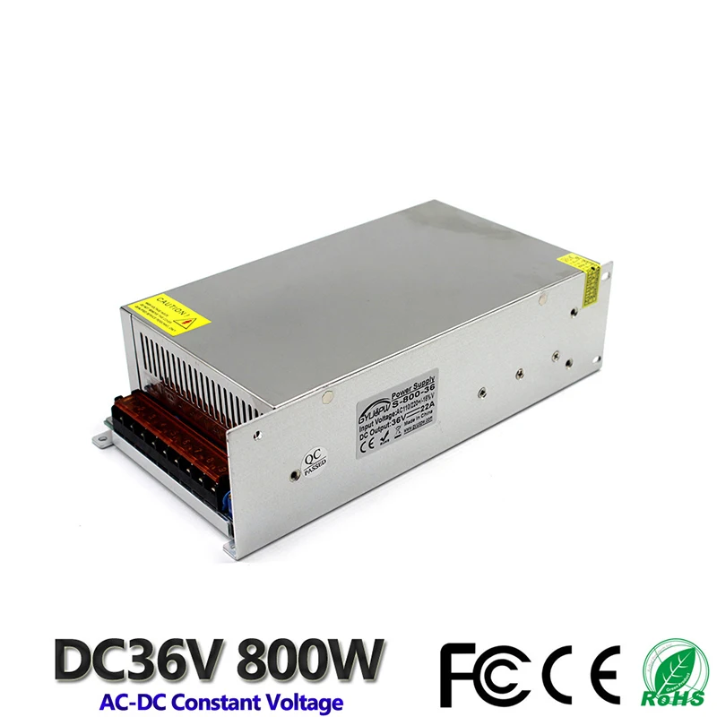 Для лампы бар рекламный дисплей DC36V 800W источник питания высокая надежность
