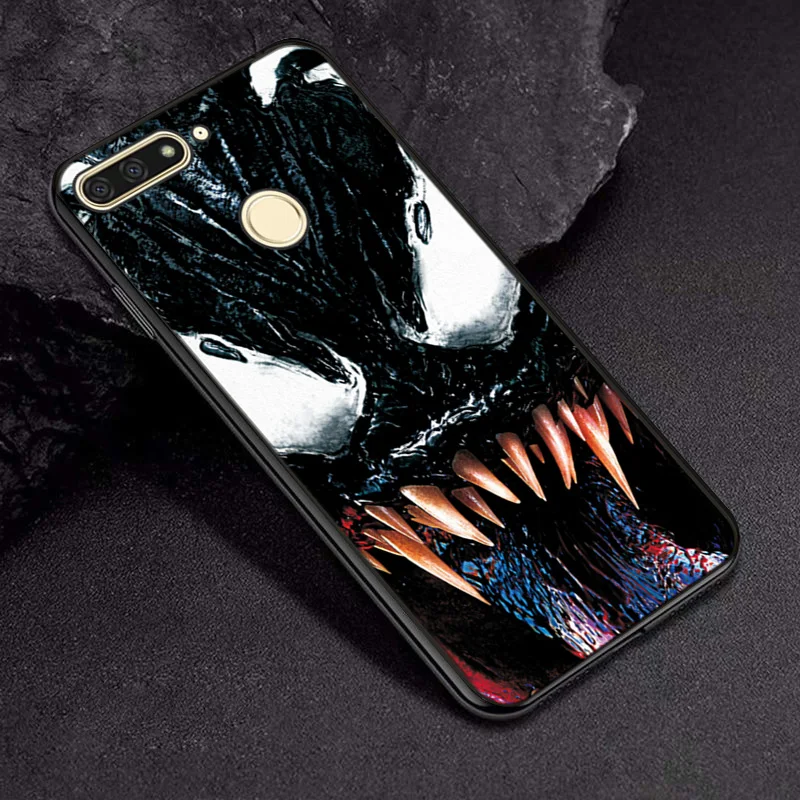 TPUBLK675 Черный ТПУ чехол для телефона Venom Joker, чехол для huawei P Smart iron Man, Бампер для huawei P Smart, чехол PSmart P Smart Z - Цвет: TPUBLK675