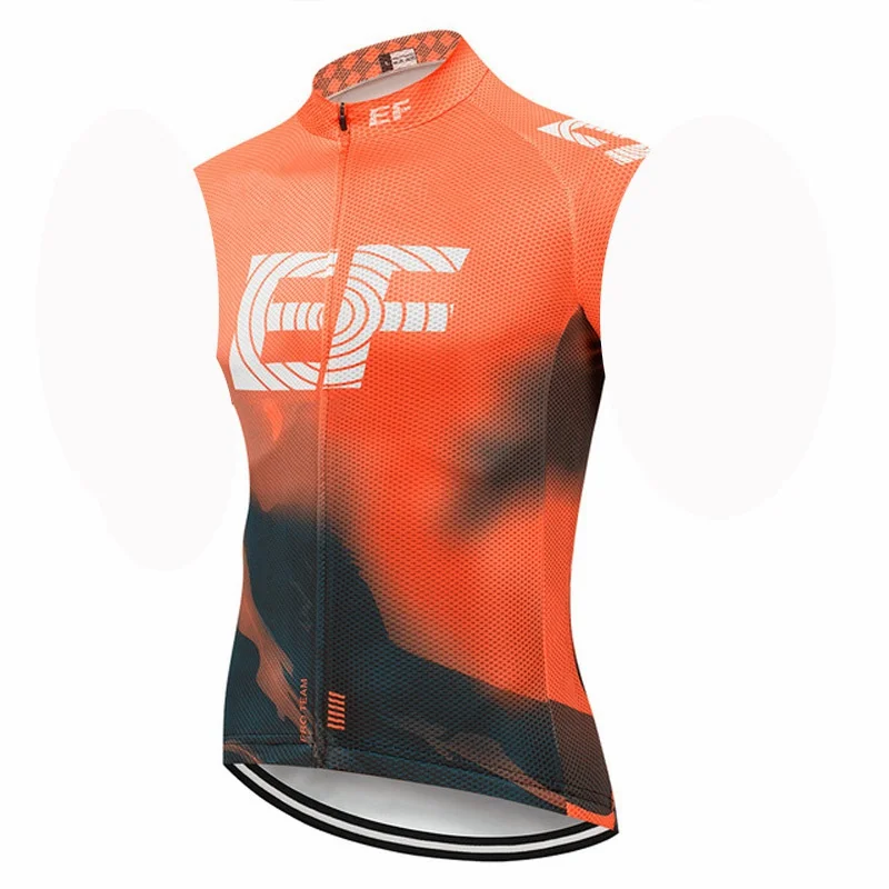 

EF Team Men Style Cycling Sleeveless Jersey MTB Bike Cycling Clothing racing Bicycle shirts Maillot Ciclismo Sportwear 122206