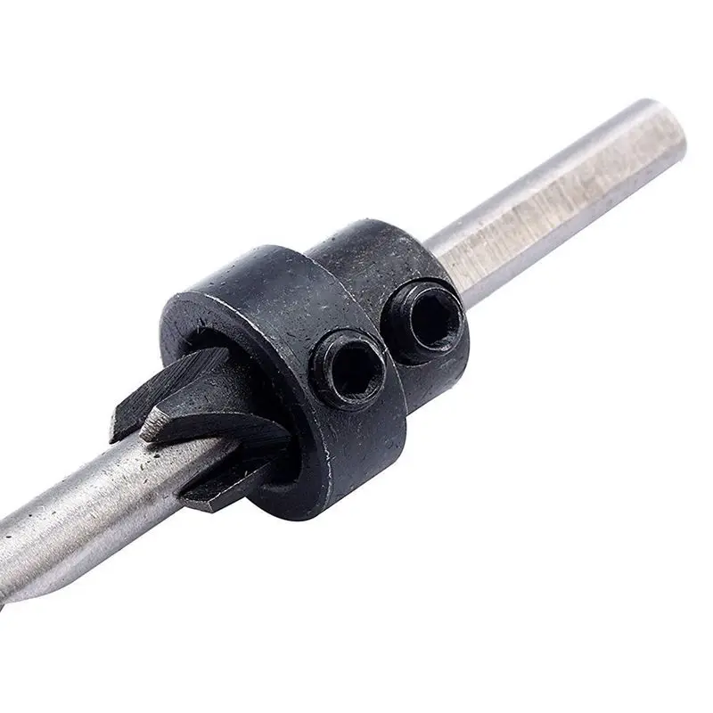 7 шт. набор сверл с потайной раковиной со стопорными воротниками и гаечным ключом