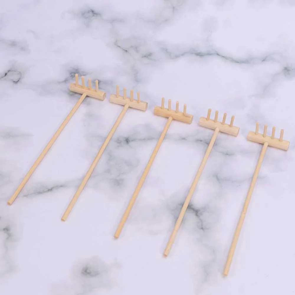 

2 Sets/12pcs Zen Garden Rake Professional Tea Art Garden Sandbox Tools Kit