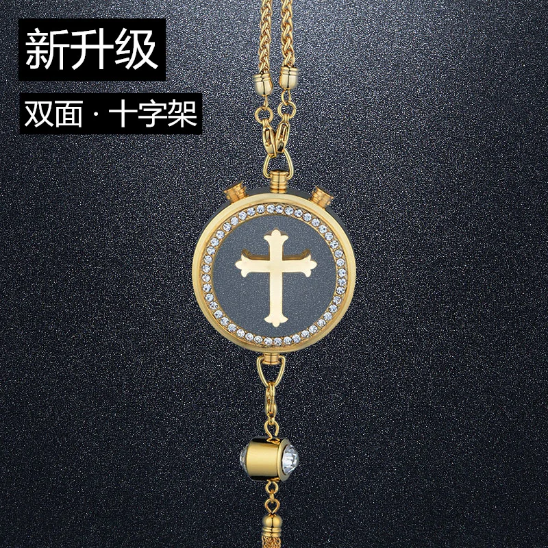 

High Quality Cross Metal Pendant Accessories Auto Rearview Mirror Pendant Birthday Gift Auto Decoraction Ornaments