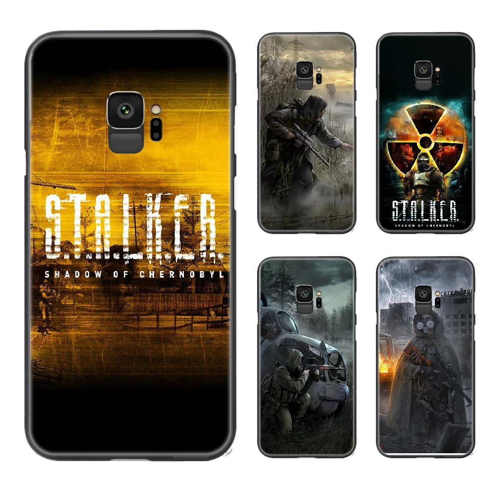 Чехол для телефона S.T.A.L.K.E.R STALKER для Samsung Galaxy S 6 7 8 9 10 e 20 edge uitra Note plus черный бампер на.