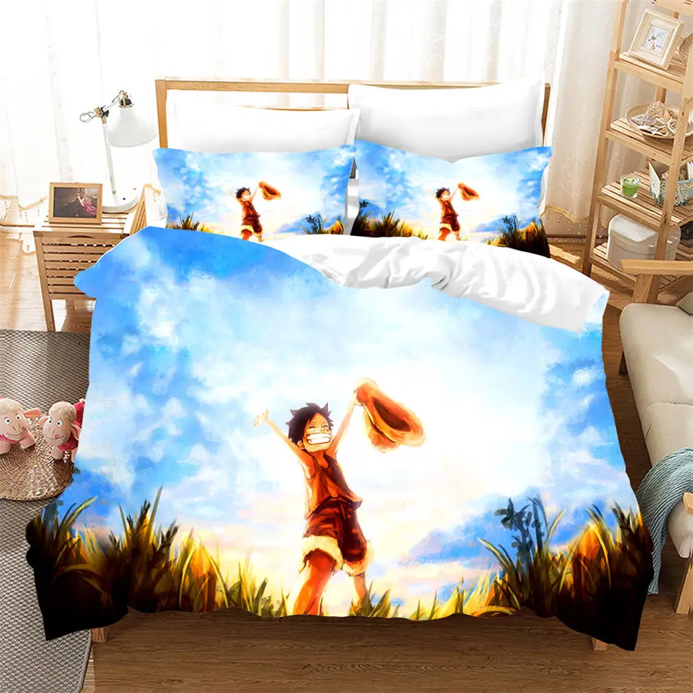 Мультяшная Обезьяна D. Luffy постельные принадлежности горячая распродажа один