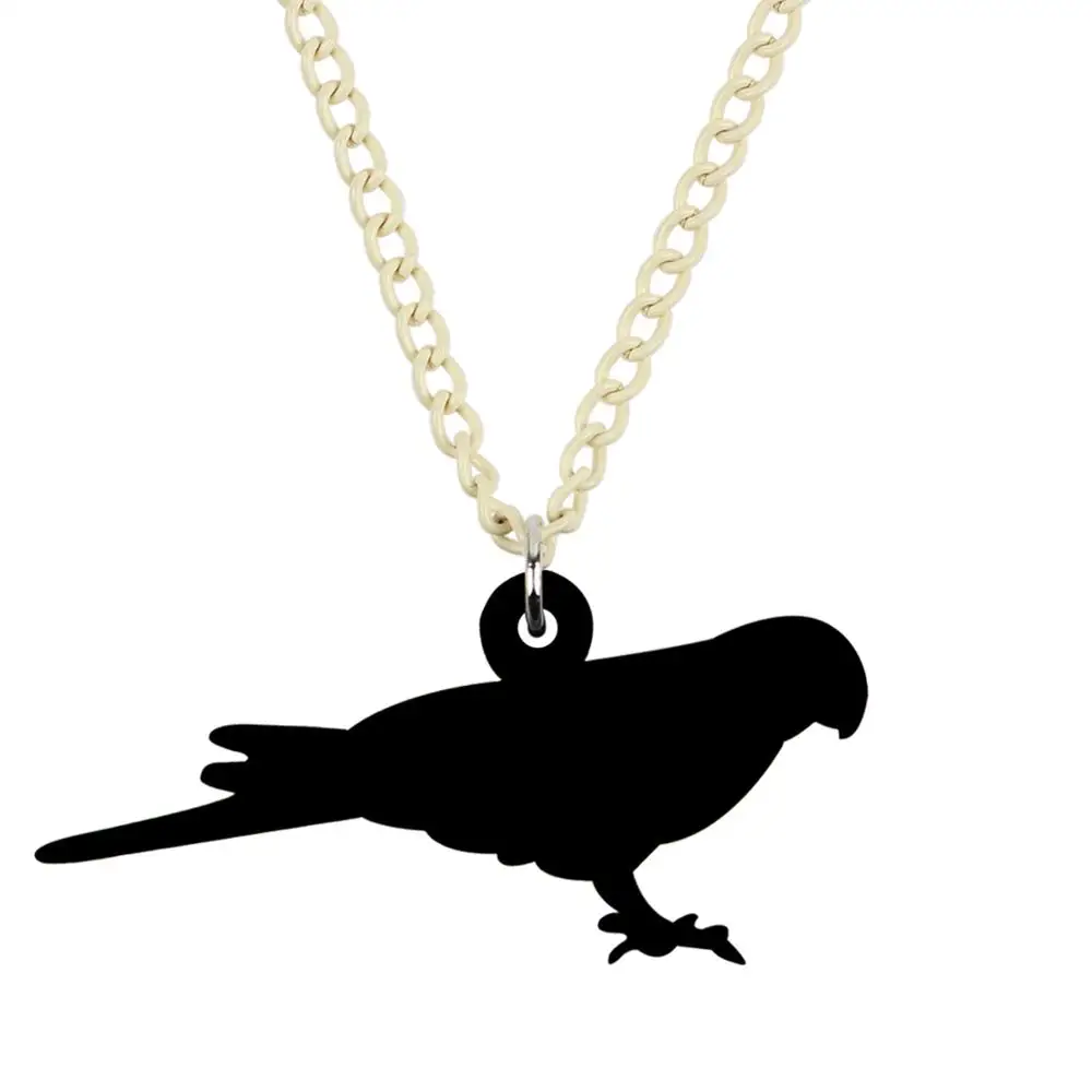 Bonsny акриловая подвеска в виде Розы колье милая птица животное ювелирные изделия