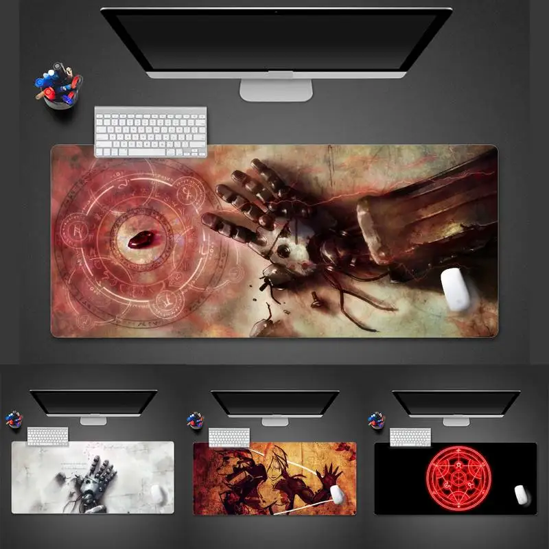 

Игровой мягкий коврик для мыши в металлическом корпусе, большой коврик для мыши с защитой для игрового стола, Нескользящая подушка для ноут...
