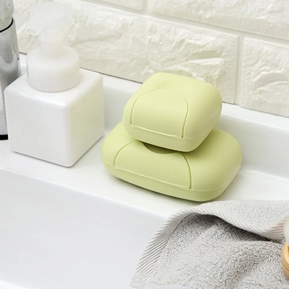 Конфетный цвет замок для путешествий уплотнение мыльница пластиковая