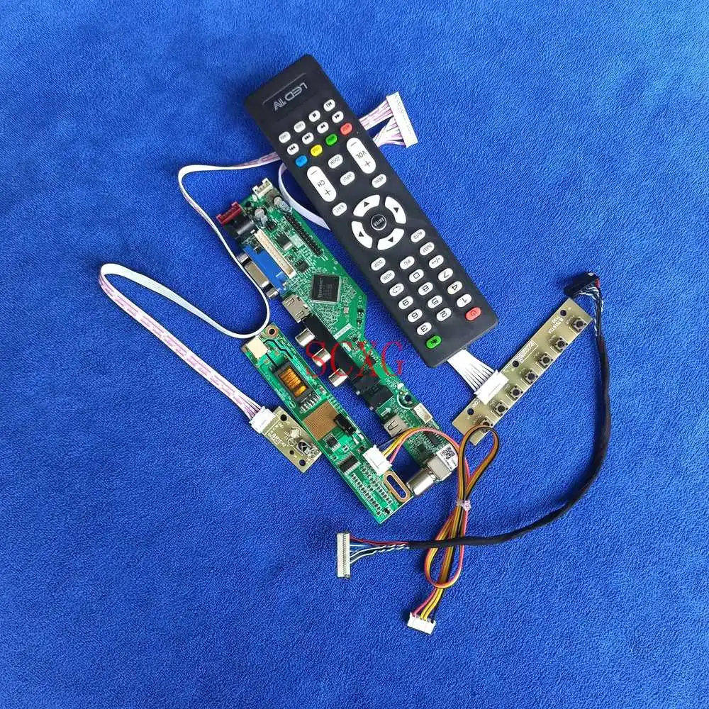 

Плата драйвера дисплея LVDS с 20 контактами, 1CCFL Kit1024 * 768 для сигнала B141XG03/B141XN01/B141XN03/B141XN04, аналоговый USB VGA HDMI-совместимый