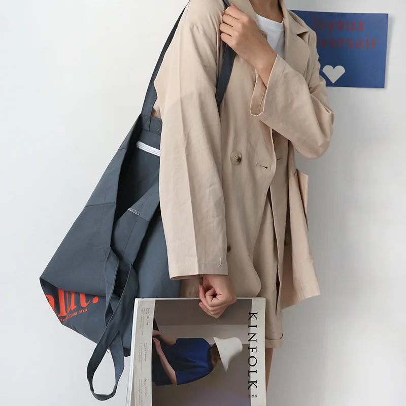 Youda Ленивый Стиль Женская Большая вместительная Холщовая Сумка студенческие