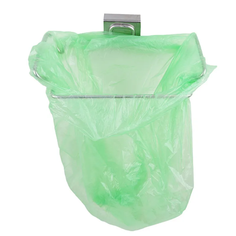 Держатель для кухонного мусорного мешка из нержавеющей стали дверный крючок