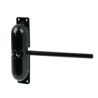 1 комплект 20-70 кг, черный Регулируемый дверной прибор с пружинным креплением, автоматический дверной прибор, огнестойкий индо