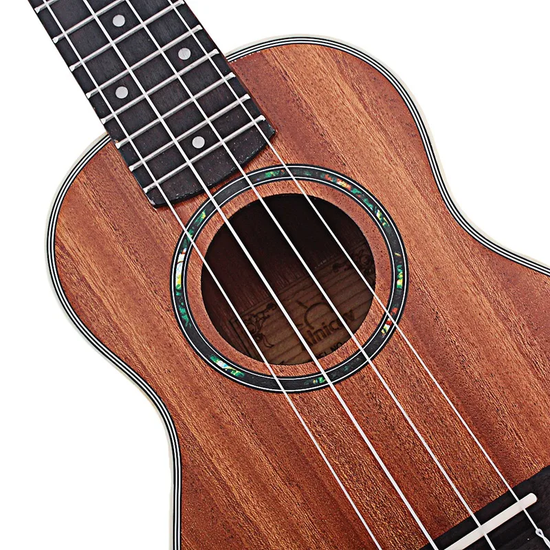 21 Inches Ukelele Ukulele Hawaiian Guitar Sapele Aquila Rosewood Fretboard Bridge Soprano Stringed Instrument 4 String |