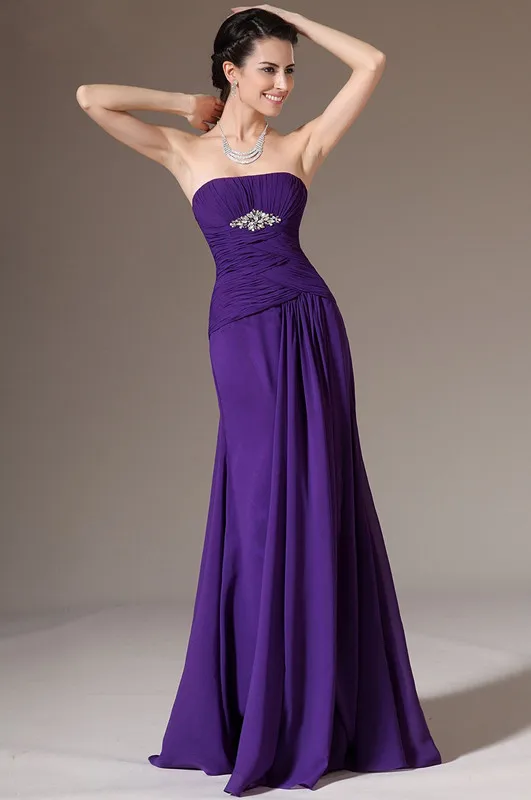 

Purple Mother Of The Bride Dresses Mermaid Chiffon With Jacket Plus Size Mother Dresses Long Evening Dresses For Weddings