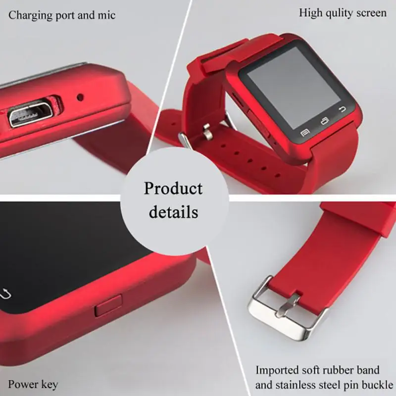 Смарт часы BEESCLOVER U8 с Bluetooth и измерителем высоты для смартфонов Xiao Mi