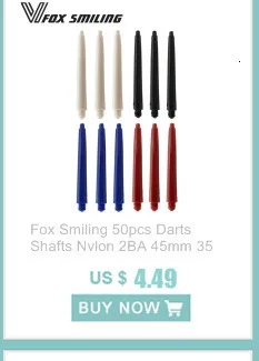 Fox Smiling 100 шт./компл. электронный Дротика s наконечник 2BA/6 мм паз с фокусным расстоянием 25 мм мягкий наконечник Дротика с Чехол посылка