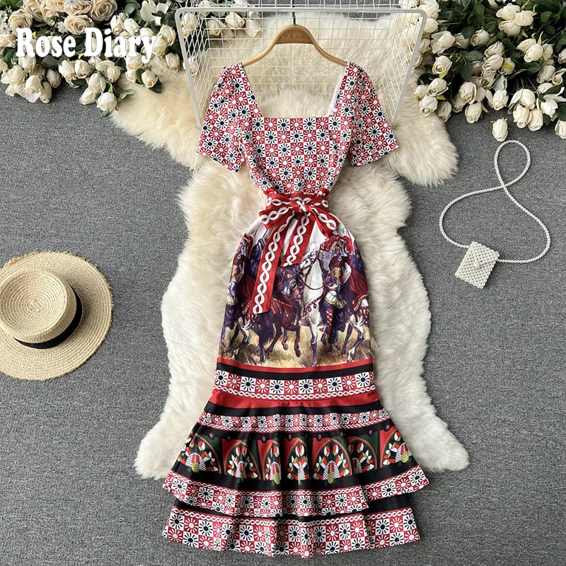 Женское плиссированное платье облегающее во французском стиле с завышенной