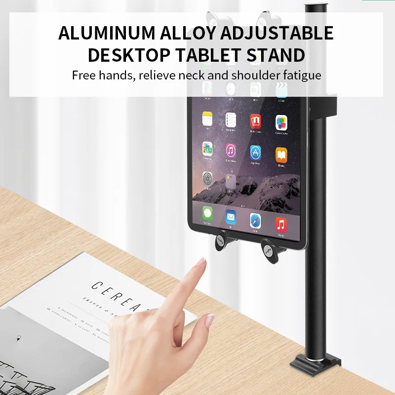 Tablet Lazy Stand Holder Mount Desk Aluminum Support Adjustable For IPad Pro Mini 360 Degree Rotation Dropshipping | Компьютеры и офис