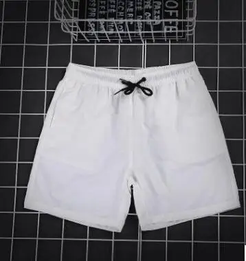 

Men's casual pants 2019 new summer pure color baggy five-minute pants young men's shorts beach pants