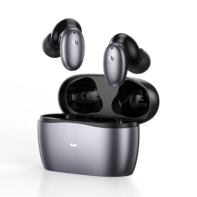  Беспроводные наушники Ugreen HiTune X6, Bluetooth 5,1, TWS наушники-вкладыши, ANC, 35 дБ, гибридные, с активным шумоподавлением, 6 микросхем 