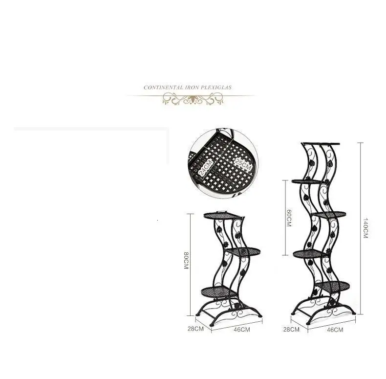 Balcon плантен Стандартный Dekorasyon украшения Garten Dekoration Dekarosyon стенд Balkon железная Балконная Цветочная полка для растений