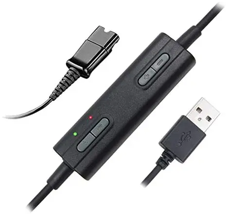 USB адаптер VoiceJoy Heaset для быстрого отключения к кабелю с переключателем громкости и