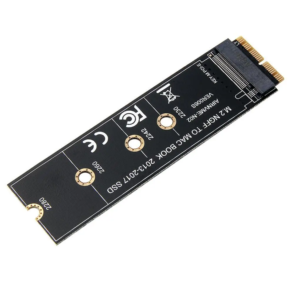 M key M.2 PCIe AHCI SSD адаптер карта для MACBOOK Air 2013 A1465 2017 A1398 Pro 2230 2280 2015 2014 A1502 a1419 A1466