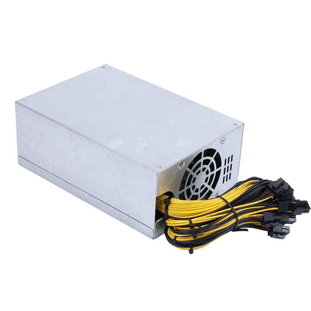 

2000W 2400W 2600W 3200W 110V/220V ETH Mining Bitcoin Power Supply Input 10x6Pin 95% Efficiency For BTC Bitcoin Mining Ethereum