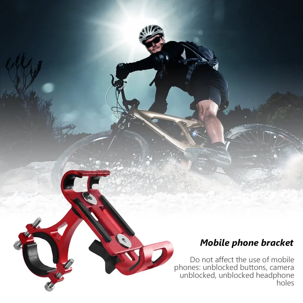 

2020 Aluminium Alloy Mobile Phone Holder Stands For Bicycle Motorcycle Metal Mountain Bike Road Bike Phone Holder