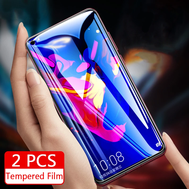 2 шт. для Honor 20 защитная пленка из закаленного стекла pro 9D на весь экран|Защитные