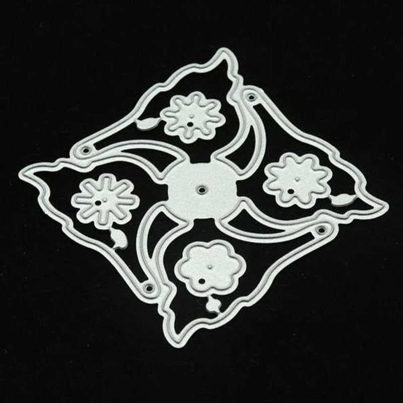 Металлический Трафаретный вырубной штамп Die Cut 3D с изображением деревянной