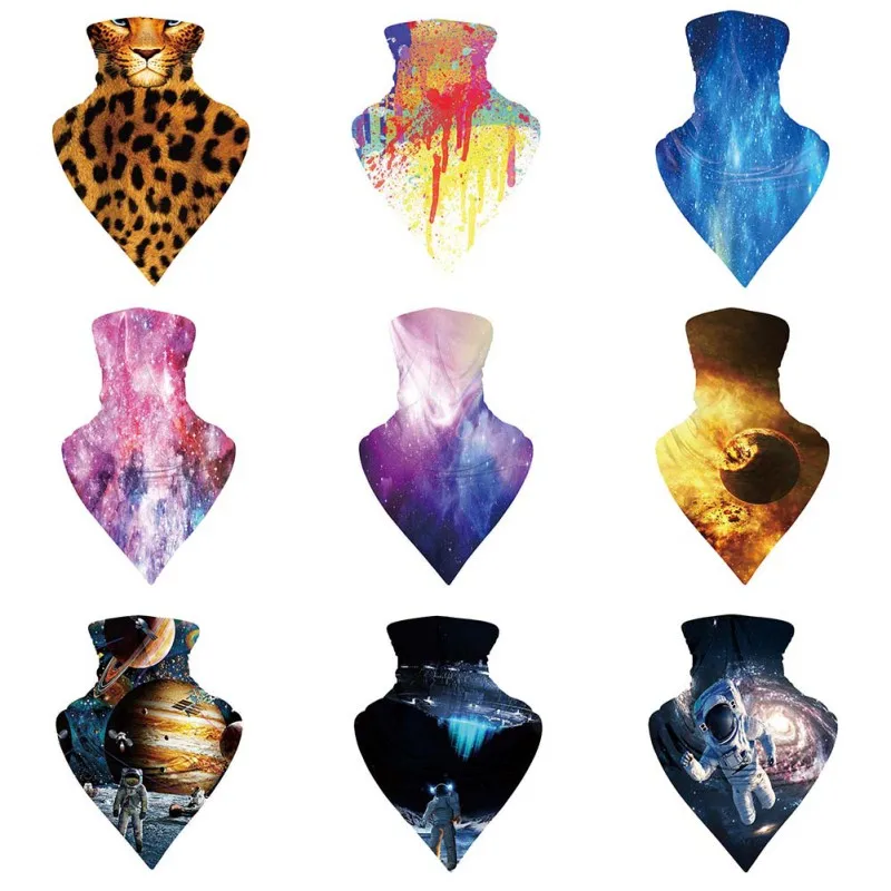

New Arrival Unisex Fashion Outdoor Triangle Scarves Breathable Quick-dry Windproof Dustproof Scarf Face Cover