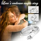 Кольцо для влюбленных парное кольцо Eyre модное кольцо Открытое кольцо для влюбленных регулируемое кольцо подарок на день Святого Валентина женские корейские ювелирные изделия L4