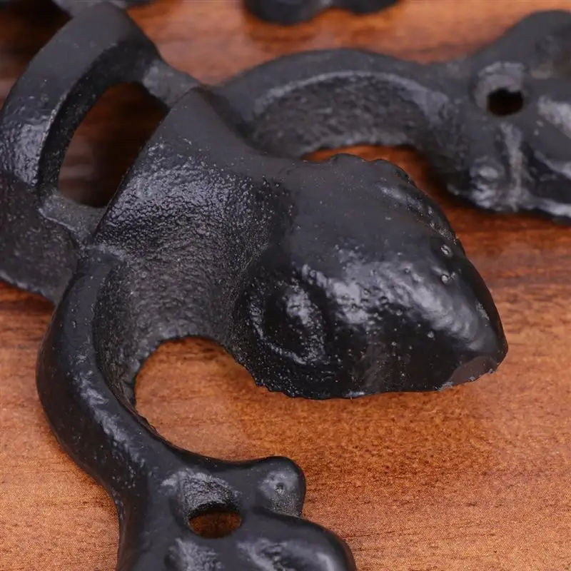 1 шт. креативный крючок геккон причудливый для одежды настенная вешалка Железный