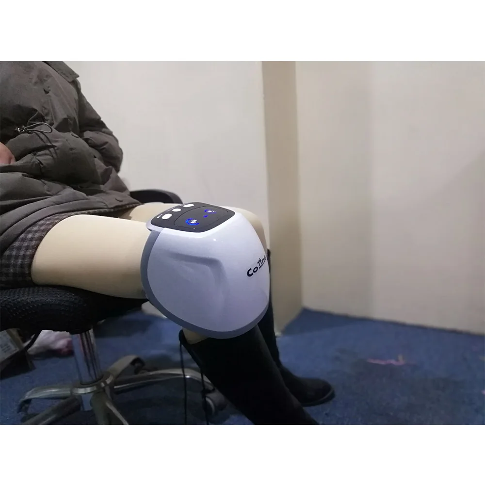 Electric Heating Knee Pad Pain Massager Vibrator Infrared Physiotherapy Relief Bone Care Massage | Красота и здоровье