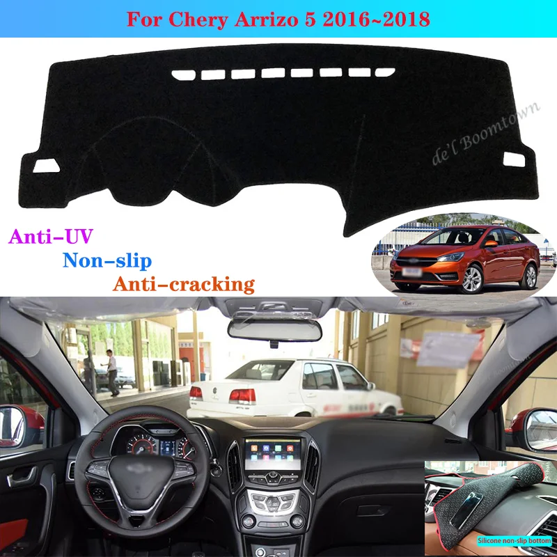 

Car Dashboard Cover Dash Mat For Chery Arrizo 5 2016 2017 2018 Auto Non-slip Shade DashCover Protective pad Anti-UV Anti-sun