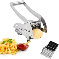 stainless steel french fries 64 holes potato chips strip slicer convenient french fry potato cutter for vegetables carrot