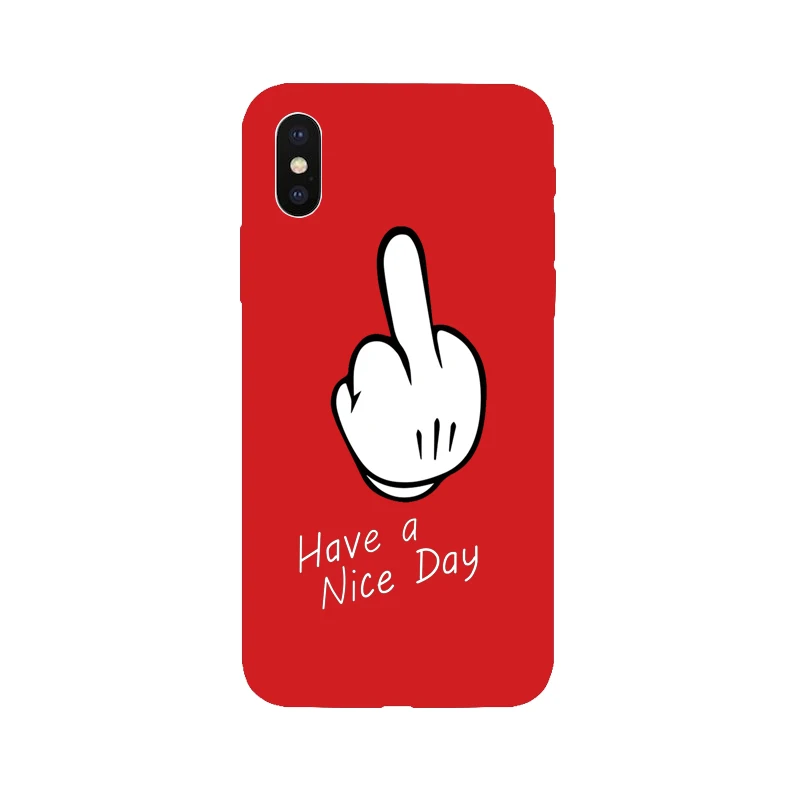 Чехол для iphone 6 6S 5s SE 5 Funda TPU Мягкий силиконовый мультяшный персонаж окрашенный