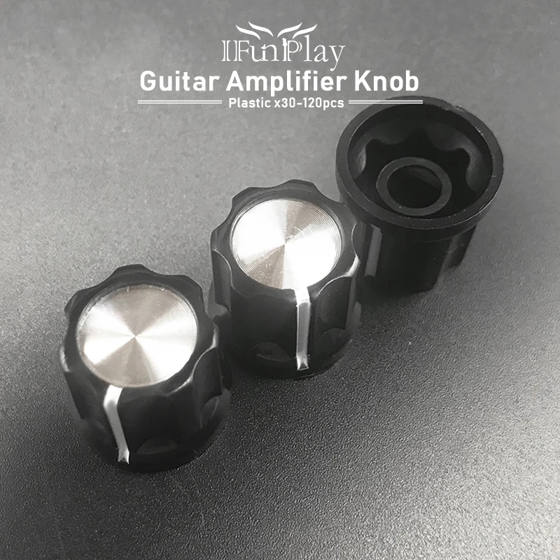 30 шт пластиковая алюминиевая электрическая бас-гитары потенциометр колпачки для