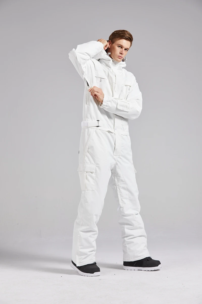 Синий волшебный водонепроницаемый сплошной лыжный комбинезон для сноуборда 30