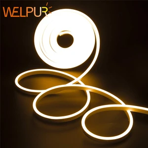 DC 12V Strip LED Light Waterproof SMD 2835 Flexible LED Neon Lights for Home Decoration Warm White 1M 2M 5M Neon Strip Led