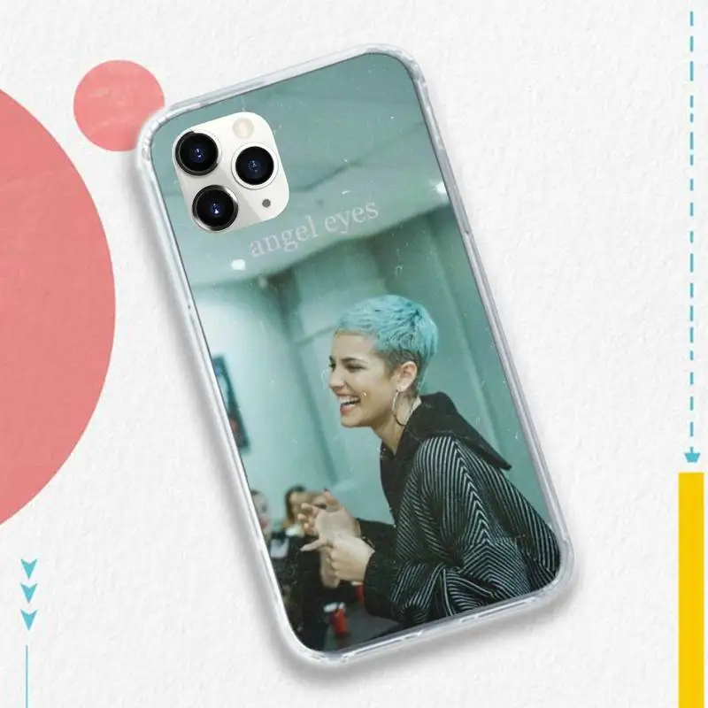

Halsey American female singer Phone Case for iPhone 11 12 mini pro XS MAX 8 7 6 6S Plus X 5S SE 2020 XR