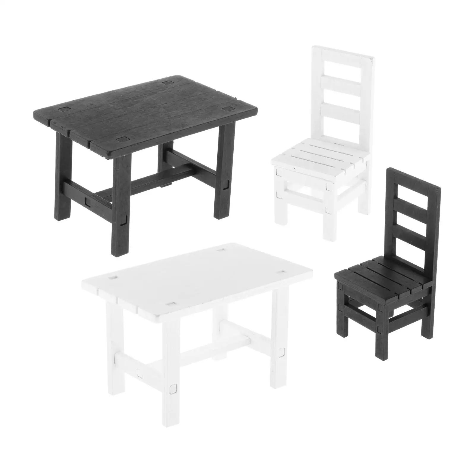

1/6 Mini Furniture Wooden for 12" Action Figures Accessories Dollhouse