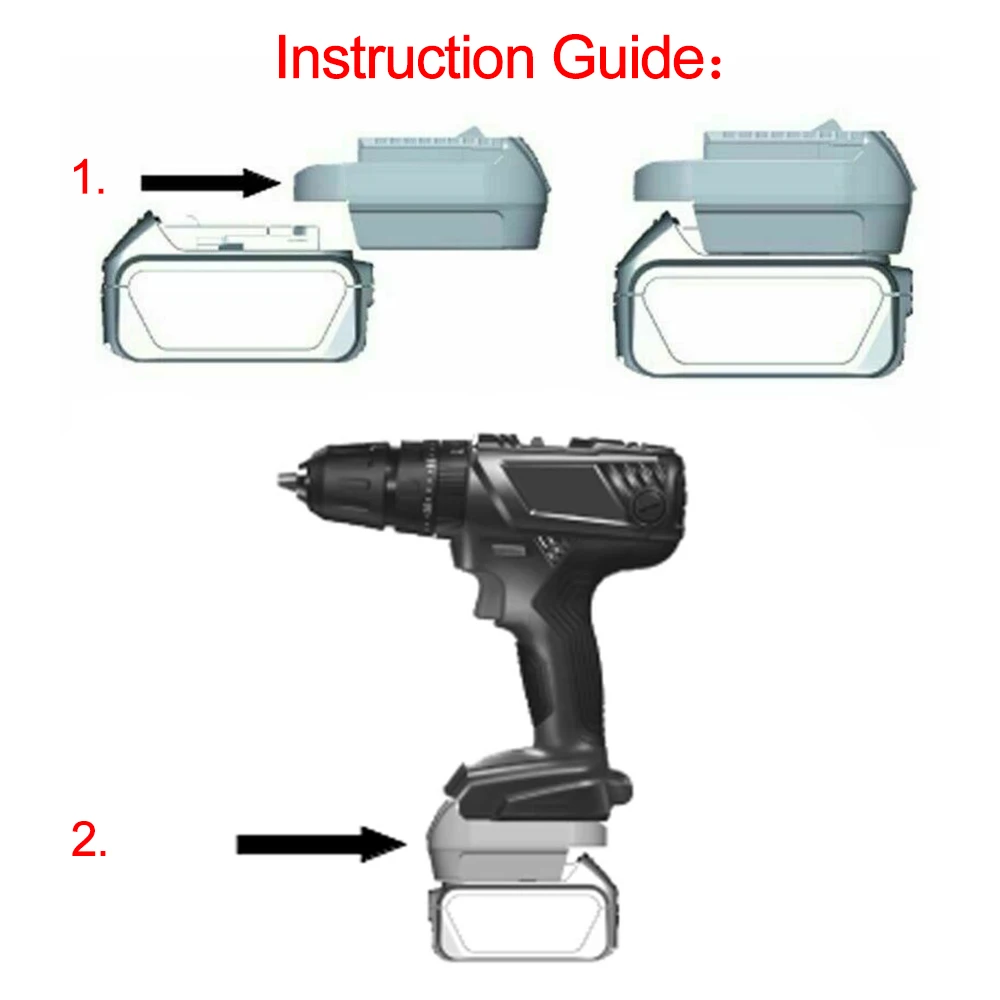 Адаптер для аккумулятора DeWalt аксессуары беспроводных электроинструментов