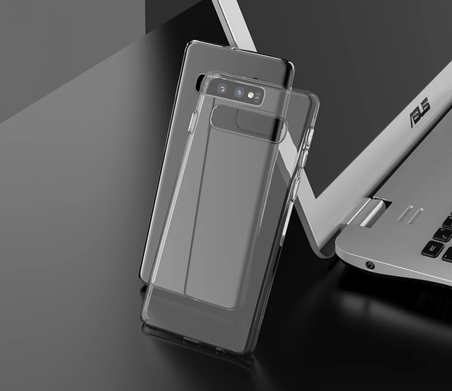 HOCO TPU чехол для samsung Galaxy S10 S10+ S10e ультра тонкий мягкий чехол для samsung Galaxy Note10 Note10 Plus Прозрачный складной